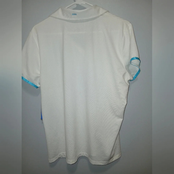 Izod performance cool fx white short sleeve shirt women's XL golf tennis - Picture 2 of 9